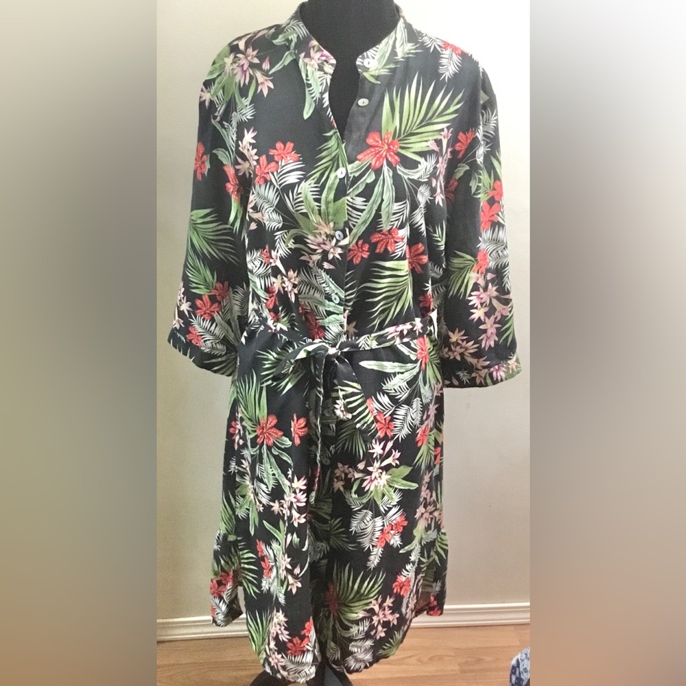 VICCI Germany 🇩🇪 100% linen tropical tunic dress - Picture 5 of 16